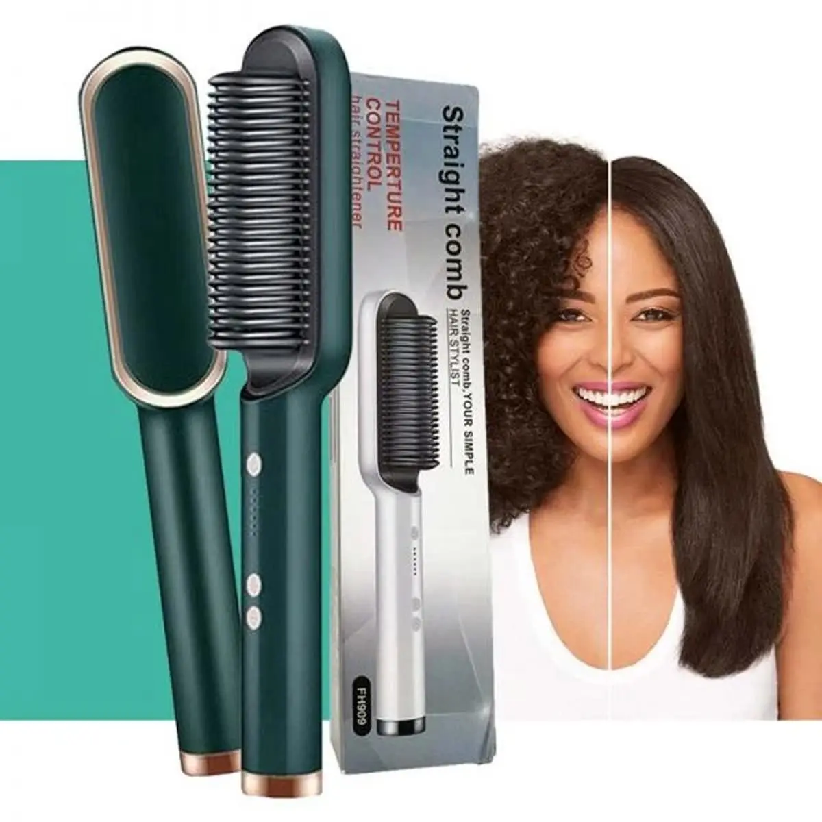Hair Straightener Comb for Professional Hair Straightening | Instant Hair Straight Solution - Image 5