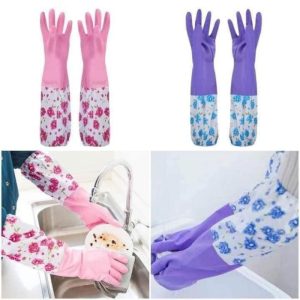 Silicon Dish Washing Hand Gloves