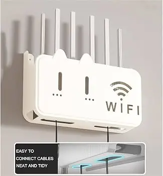 Wall Hanging Wifi Router Stand