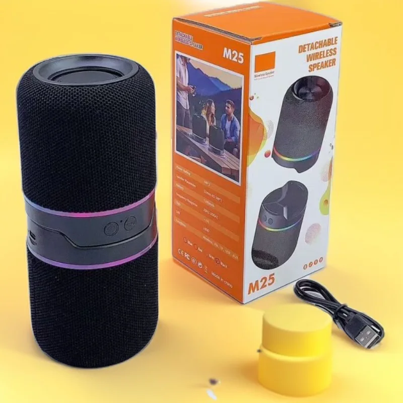 M25 Portable Wireless Speaker - 2 in 1 Powerful Sound - Image 3
