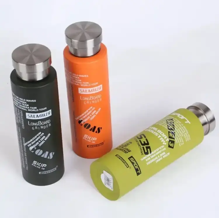 Sport Stainless Steel Thermos Bottle Vacuum Flask - 500ml - Image 3