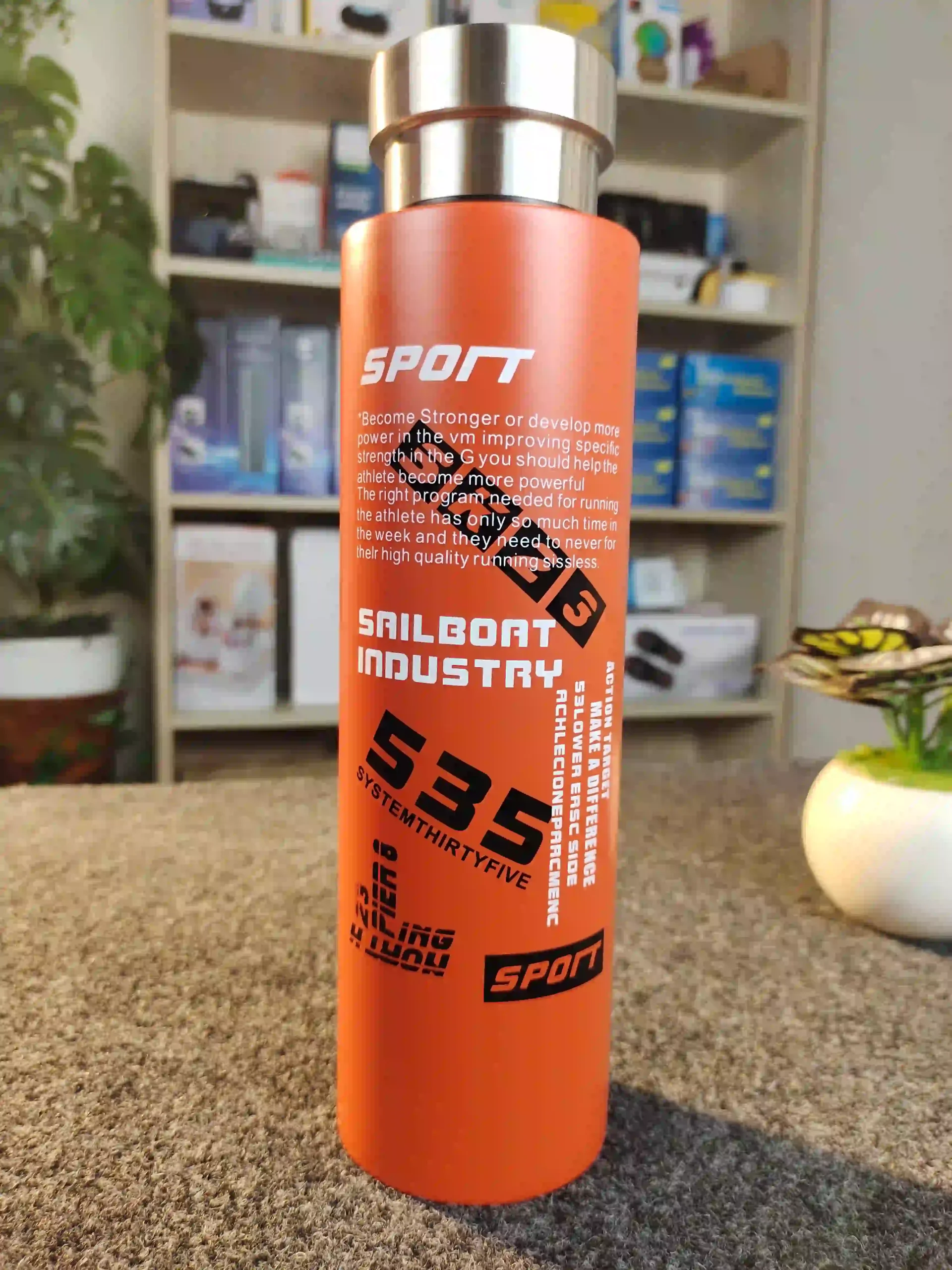 Sport Stainless Steel Thermos Bottle Vacuum Flask - 500ml - Image 5
