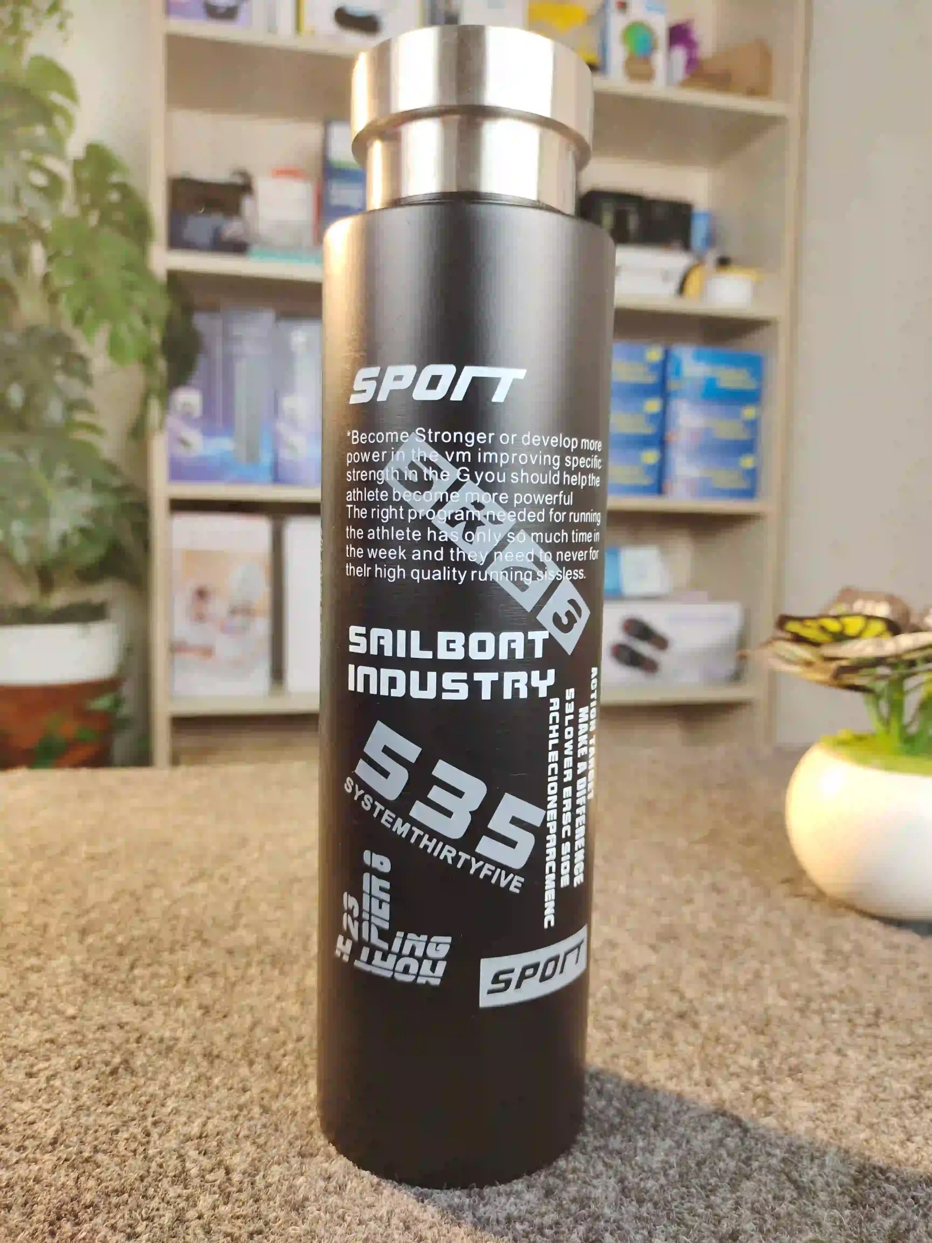Sport Stainless Steel Thermos Bottle Vacuum Flask - 500ml - Image 4