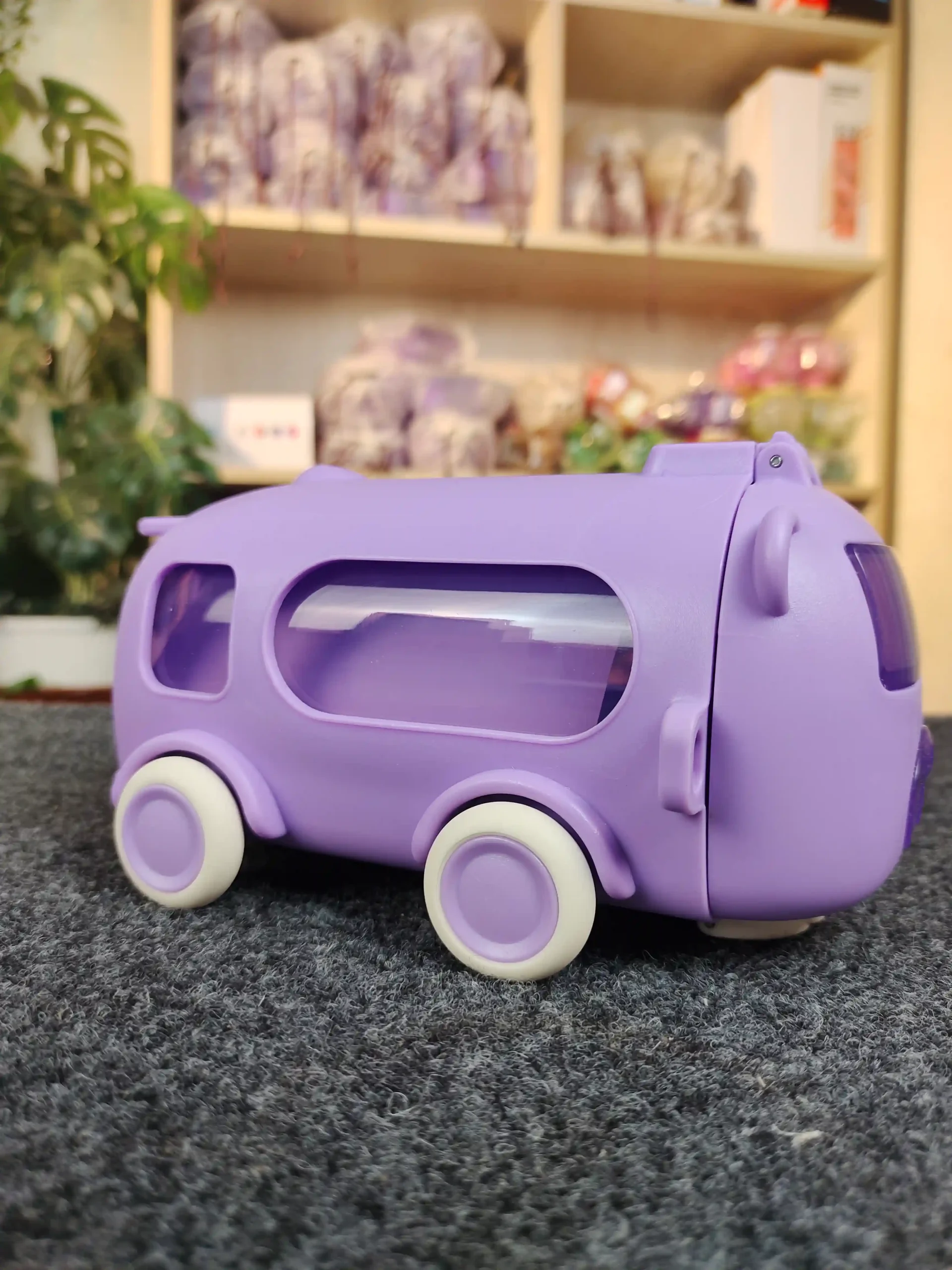 Bus Shape Kids Water Bottle | Bus Mum Pot for Kids - Image 3