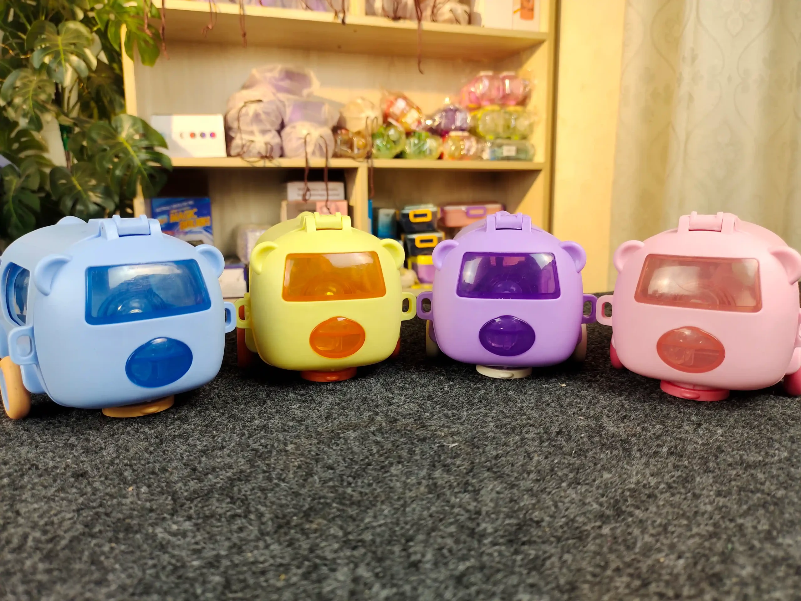Bus Shape Kids Water Bottle | Bus Mum Pot for Kids - Image 6