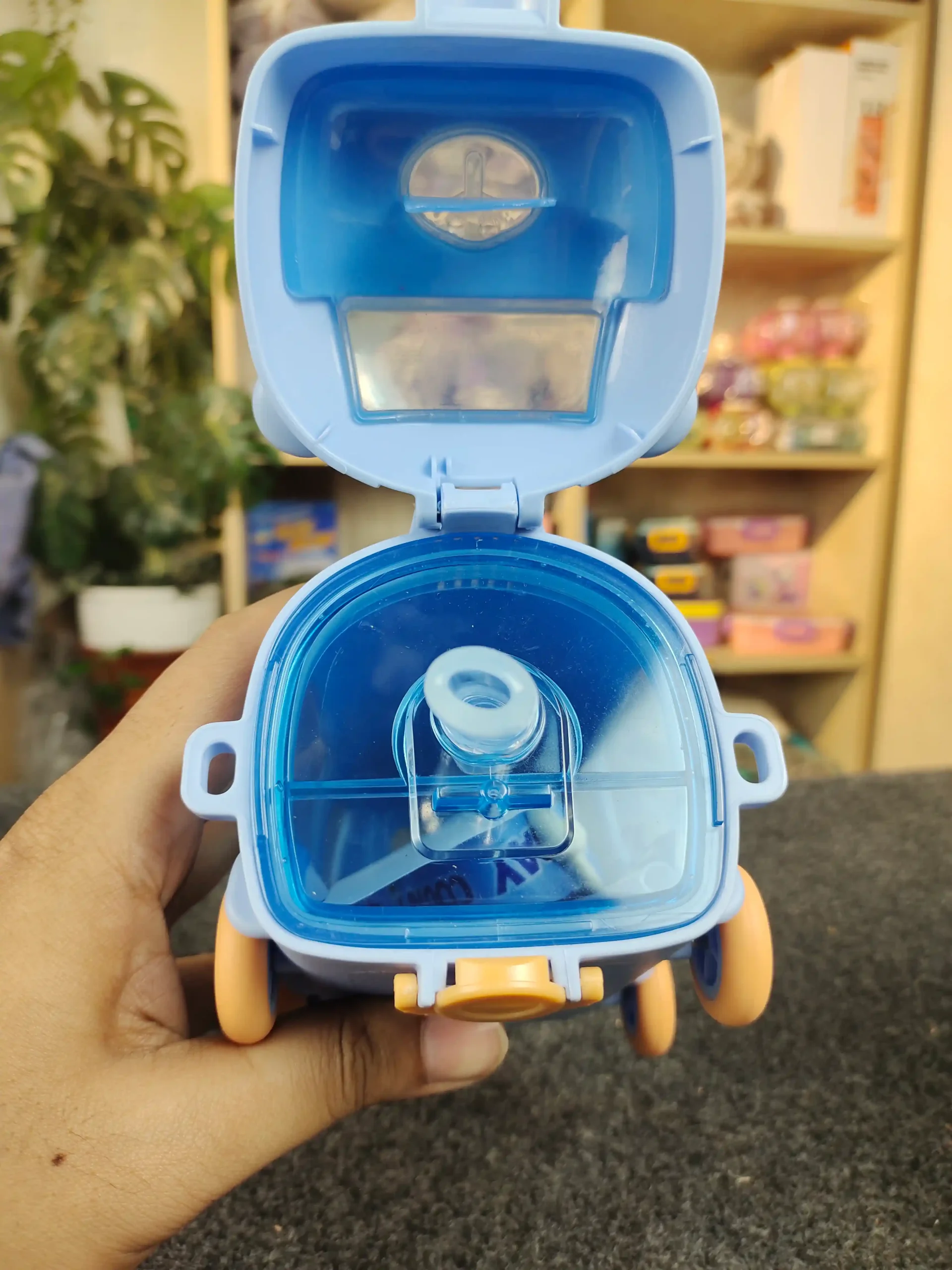 Bus Shape Kids Water Bottle | Bus Mum Pot for Kids - Image 7